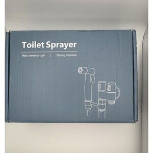 Handheld Bidet Toilet Sprayer Kit Stainless Steel High Pressure Jet Spray Hose